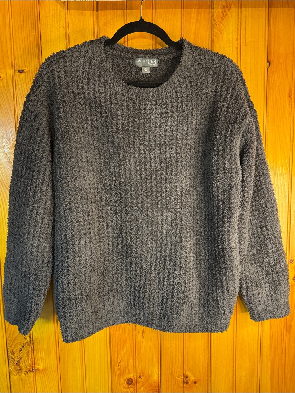 Barefoot Dreams Charcoal Gray Women's Crewneck Sweater